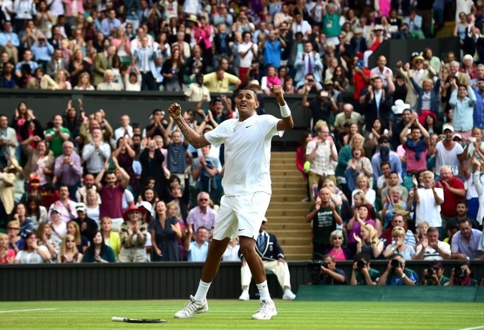 Nick Kyrgios is playing well at SW19 again